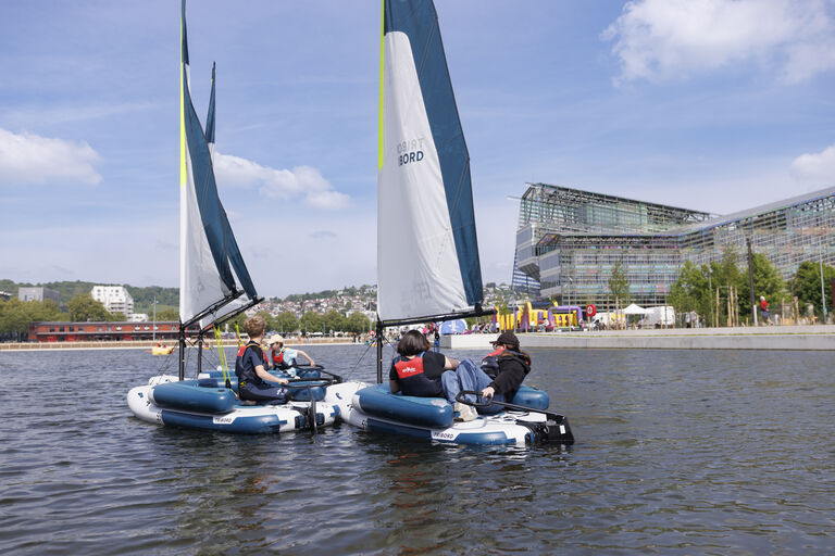 Activités nautiques au parc et canal Camille-Claudel