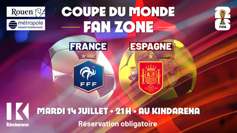 Visuel annonce demi-finale France - Espagne