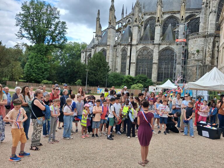 rassemblement de fin d'année du Conseil municipal d'enfants