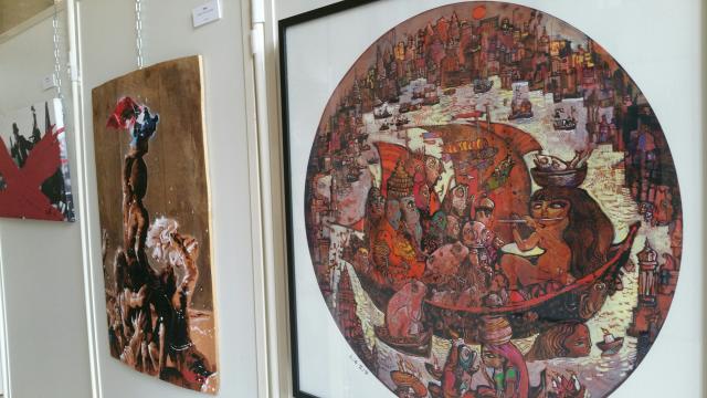 Oeuvre de Ronel - expo Changeons de regard sur les Réfugié-e-s