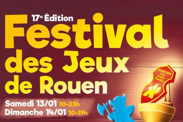 Affiche festival des jeux de rouen 2018 Affiche festival des jeux de rouen 2018
