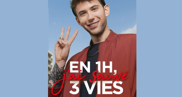 Jeune homme qui donne son sang Jeune homme qui donne son sang