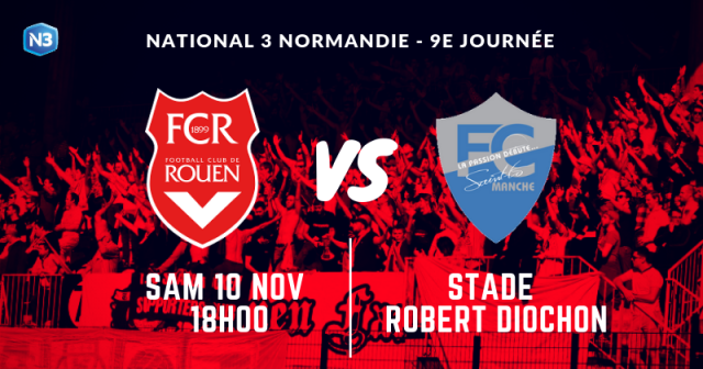 Affiche du match Rouen - Saint-Lô Affiche du match Rouen - Saint-Lô