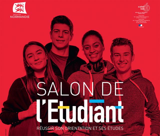 Affiche du Salon de l'étudiant de Rouen 2019 Affiche du Salon de l'étudiant de Rouen 2019