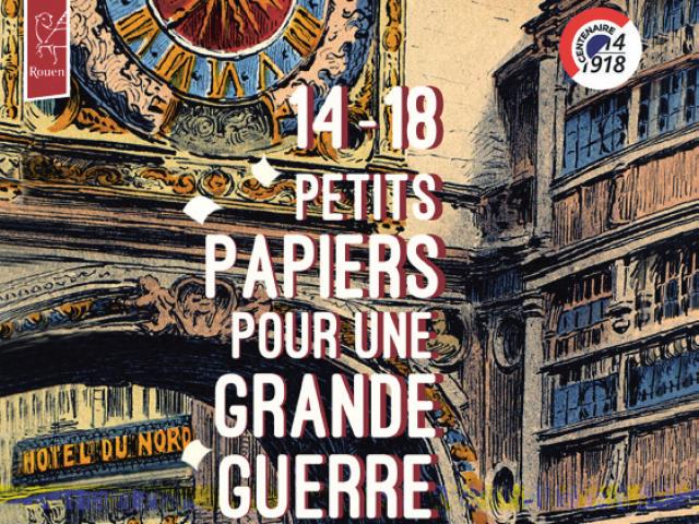 La Grande Guerre s'expose à Villon Visuel expo "14-18 : Petits papiers pour une Grande Guerre"