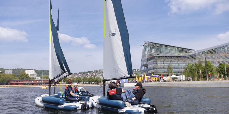 Activités nautiques au parc et canal Camille-Claudel