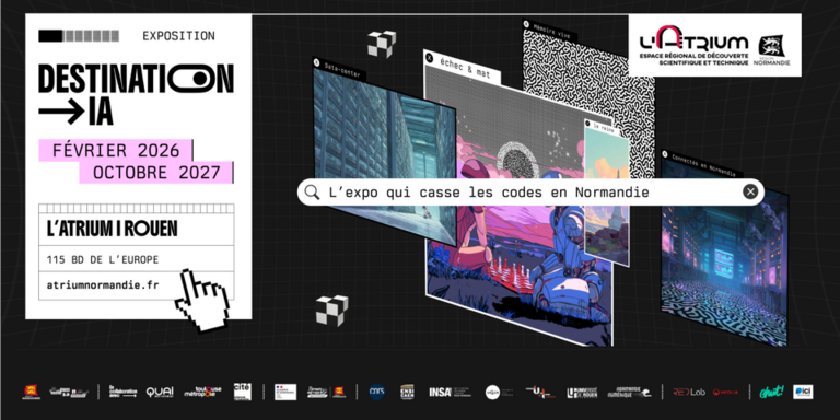 Visuel de l'exposition Destination IA