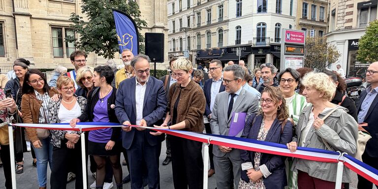inauguration place Foch œuvre Gisèle Halimi